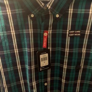 Brand new Chaps easy care button down, with tags.